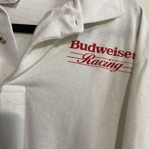 vintage budweiser racing polo